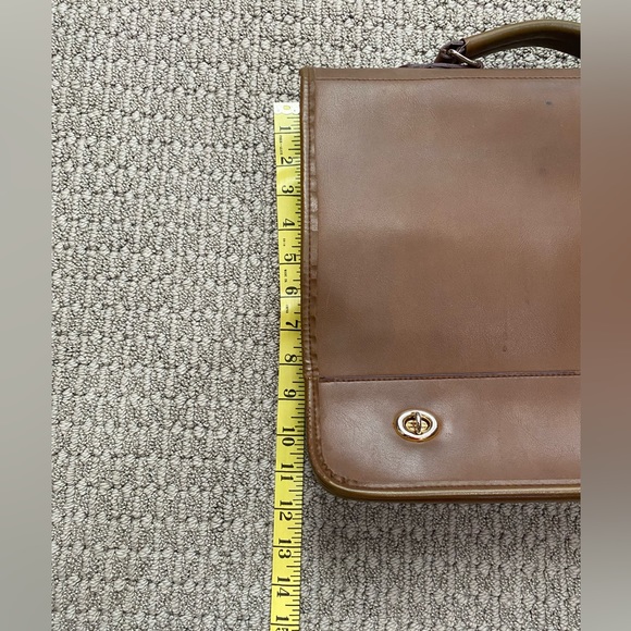 Leather Briefcase Laptop Bag - Picture 12 of 14